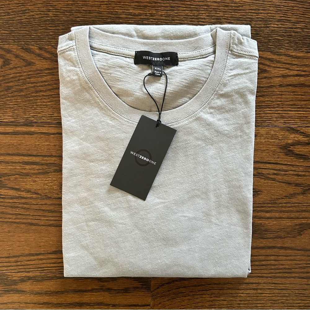 West Zero One Men's Gray Shirt